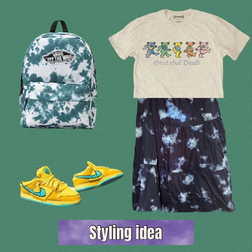 **2/$20** LuLaRoe Navy and Light Blue A-Line Coletta Skirt